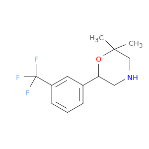 2,2-dimethyl-6-[3-(trifluoromethyl)phenyl]morpholine