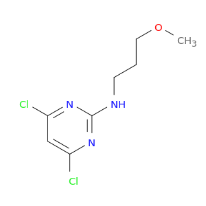 2-Pyrimidinamine, 4,6-dichloro-N-(3-methoxypropyl)-