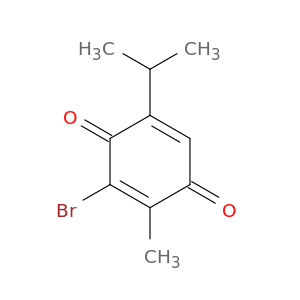 2,5-Cyclohexadiene-1,4-dione,3-bromo-2-methyl-5-(1-methylethyl)-