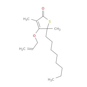 2(5H)-Thiophenone, 3,5-dimethyl-5-octyl-4-(2-propenyloxy)-