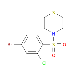 4-(4-BROMO-2-CHLORO-BENZENESULFONYL)-THIOMORPHOLINE