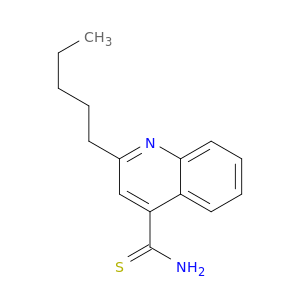 4-Quinolinecarbothioamide, 2-pentyl-
