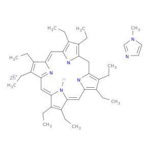 Zinc,(1-methyl-1H-imidazole-N3)[2,3,7,8,12,13,17,18-octaethyl-21H,23H-porphinato(2-)-N21,N22,N23,N24]-,(SP-5-12)- (9CI)