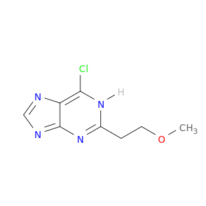 1H-Purine, 6-chloro-2-(2-methoxyethyl)-