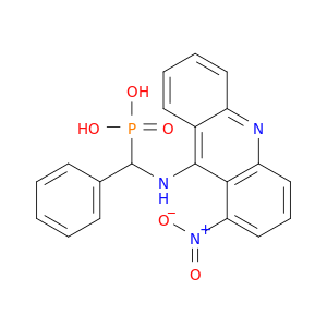 Phosphonic acid, [[(1-nitro-9-acridinyl)amino]phenylmethyl]-