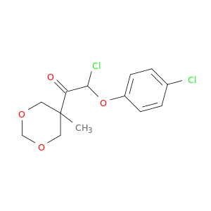 Ethanone, 2-chloro-2-(4-chlorophenoxy)-1-(5-methyl-1,3-dioxan-5-yl)-