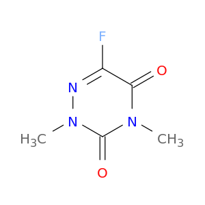 1,2,4-Triazine-3,5(2H,4H)-dione,6-fluoro-2,4-dimethyl-