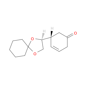 3-Cyclohexen-1-one, 5-[(2S)-1,4-dioxaspiro[4.5]dec-2-yl]-, (5R)-