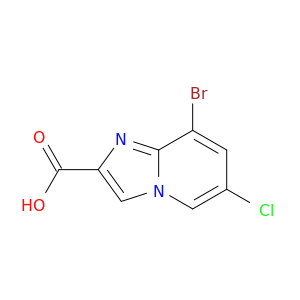 Imidazo[1,2-a]pyridine-2-carboxylic acid, 8-bromo-6-chloro-