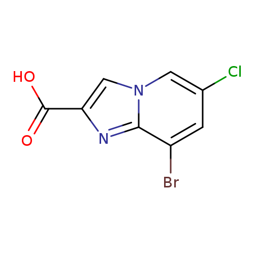 Imidazo[1,2-a]pyridine-2-carboxylic acid, 8-bromo-6-chloro-