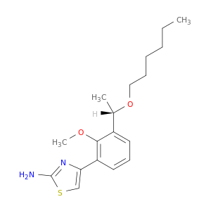 (S)-4-(3-(1-(正己氧基)乙基)-2-甲氧基苯基)噻唑-2-胺