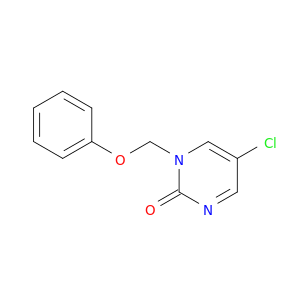 2(1H)-Pyrimidinone, 5-chloro-1-(phenoxymethyl)-