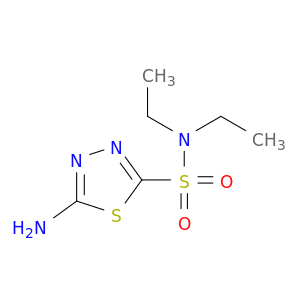 1,3,4-Thiadiazole-2-sulfonamide, 5-amino-N,N-diethyl-
