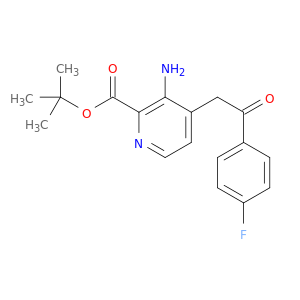 2-(2-BOC-AMINO-4-PYRIDYL)-1-(4-FLUOROPHENYL)ETHANONE