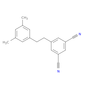 1,3-Benzenedicarbonitrile, 5-[2-(3,5-dimethylphenyl)ethyl]-