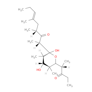 (E,2R,4R)-2-[(2S,3S,4S,5S)-2,4-dihydroxy-3,5-dimethyl-6-[(2S)-3-oxopentan-2-yl]oxan-2-yl]-4,6-dimethyl-non-6-en-3-one