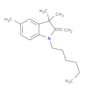 1H-Indole, 1-hexyl-2,3-dihydro-3,3,5-trimethyl-2-methylene-