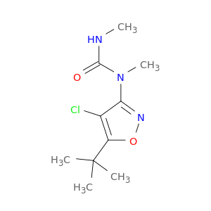 Urea, N-[4-chloro-5-(1,1-dimethylethyl)-3-isoxazolyl]-N,N'-dimethyl-