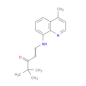 1-Penten-3-one, 4,4-dimethyl-1-[(4-methyl-8-quinolinyl)amino]-