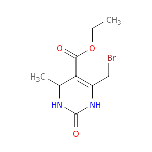 5-Pyrimidinecarboxylicacid, 6-(bromomethyl)-1,2,3,4-tetrahydro-4-methyl-2-oxo-, ethyl ester