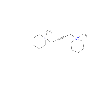 Piperidinium, 1,1'-(2-butyne-1,4-diyl)bis[1-methyl-, diiodide
