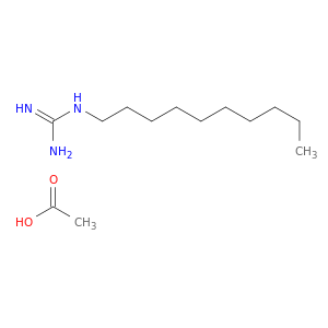 Guanidine, decyl-, monoacetate