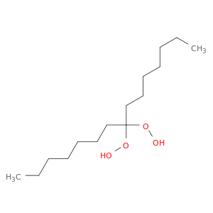 Hydroperoxide, (1-heptyloctylidene)bis-