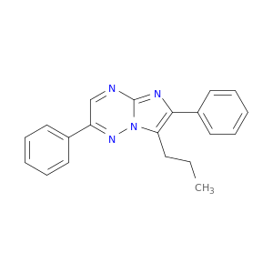 Imidazo[1,2-b][1,2,4]triazine, 2,6-diphenyl-7-propyl-