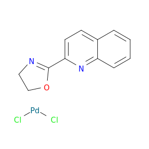二氯[2-(4,5-二氢-2-噁唑基)喹啉]钯(II)