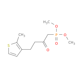 Phosphonic acid, [4-(2-methyl-3-thienyl)-2-oxobutyl]-, dimethyl ester