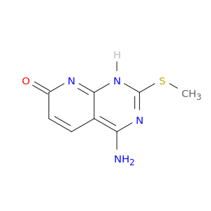 4-氨基-2-(甲硫硫基)吡啶[2,3-D]嘧啶-7(8h)-酮