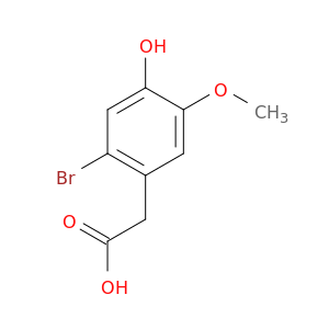 2-Bromo-4-hydroxy-5-methoxyphenylacetic Acid