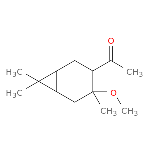 Ethanone, 1-(4-methoxy-4,7,7-trimethylbicyclo[4.1.0]hept-3-yl)-