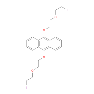 Anthracene, 9,10-bis[2-(2-iodoethoxy)ethoxy]-