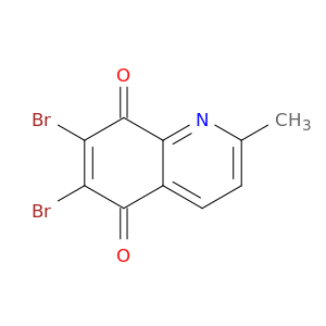 5,8-Quinolinedione, 6,7-dibromo-2-methyl-