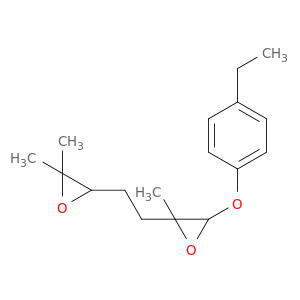 Oxirane, 2-[2-(3,3-dimethyloxiranyl)ethyl]-3-(4-ethylphenoxy)-2-methyl-