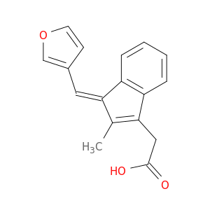 1H-Indene-3-acetic acid, 1-(3-furanylmethylene)-2-methyl-, (1Z)-