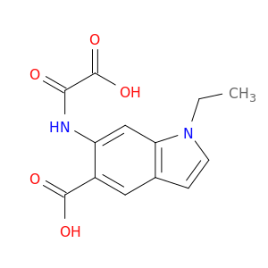 1H-Indole-5-carboxylic acid, 6-[(carboxycarbonyl)amino]-1-ethyl-