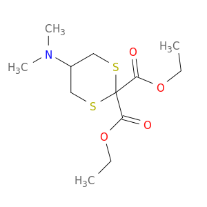 1,3-Dithiane-2,2-dicarboxylic acid, 5-(dimethylamino)-, diethyl ester