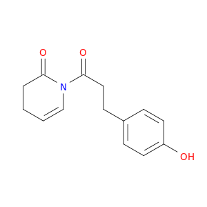 2(1H)-Pyridinone, 3,4-dihydro-1-[3-(4-hydroxyphenyl)-1-oxopropyl]-