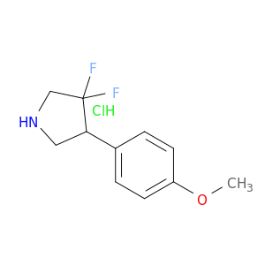 3,3-Difluoro-4-(4-methoxyphenyl)pyrrolidine Hydrochloride