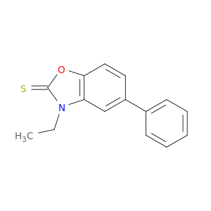2(3H)-BENZOXAZOLETHIONE, 3-ETHYL-5-PHENYL-