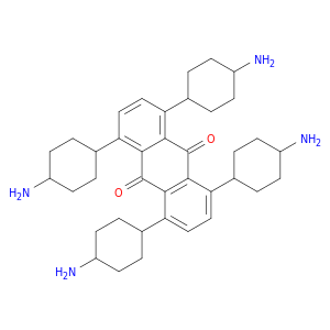 1,4,5,8-四(4-氨基环己基)-9,10-炭酮