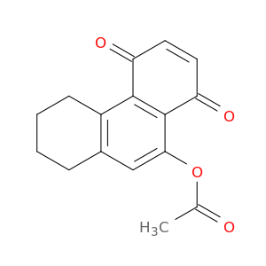 1,4-Phenanthrenedione, 10-(acetyloxy)-5,6,7,8-tetrahydro-