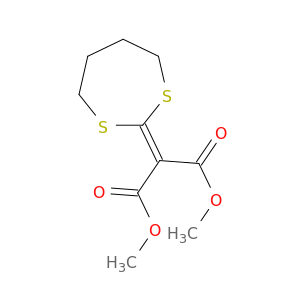 Propanedioic acid, 1,3-dithiepan-2-ylidene-, dimethyl ester
