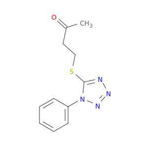 2-Butanone, 4-[(1-phenyl-1H-tetrazol-5-yl)thio]-