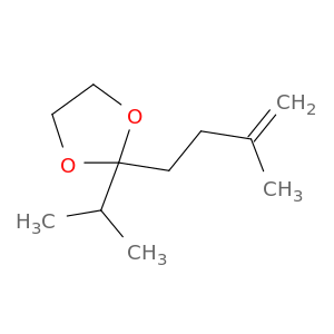1,3-Dioxolane, 2-(3-methyl-3-butenyl)-2-(1-methylethyl)-