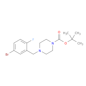 1-哌嗪羧酸,4-[(5-溴-2-氟苯基)甲基]-,1,1-二甲基乙酯