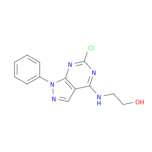 2-[(6-chloro-1-phenyl-1h-pyrazolo[3,4-d]pyrimidin-4-yl)amino]ethanol