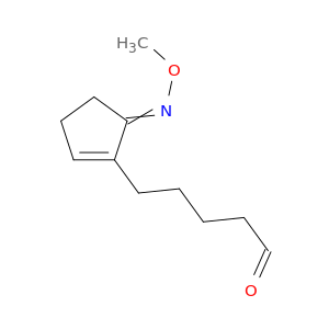 1-Cyclopentene-1-pentanal, 5-(methoxyimino)-